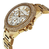 Michael Kors Camille Silver Diamonds Dial Gold Steel Strap Watch for Women - MK5756 Buy Now By Michael Kors