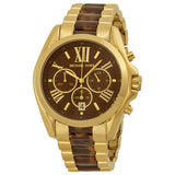 Michael Kors Bradshaw Chronograph Brown Dial Two Tone Steel Strap Watch For Women - MK5696 Buy Now By Michael Kors