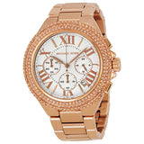 Michael Kors Camille Chronograph White Dial Rose Gold Steel Strap Watch for Women - MK5636 Buy Now By Michael Kors
