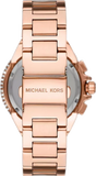Michael Kors Camille Chronograph White Dial Rose Gold Steel Strap Watch For Women - MK6995 Buy Now By Michael Kors