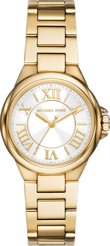 Michael Kors Camille Quartz White Dial Gold Steel Strap Watch For Women - MK7255 Buy Now By Michael Kors