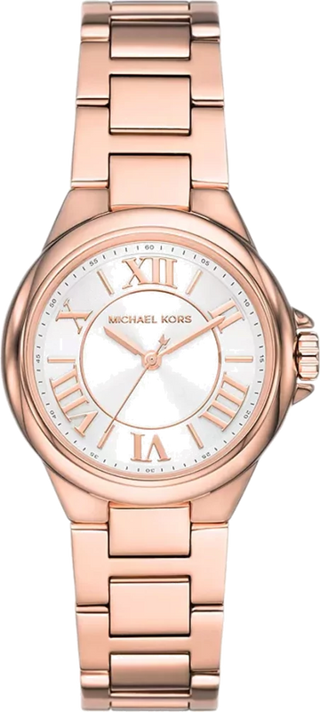 Michael Kors Camille Quartz White Dial Rose Gold Steel Strap Watch For Women - MK7256 Buy Now By Michael Kors