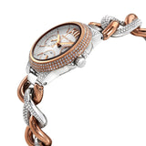 Michael Kors Camille Pavé Chronograph Silver Dial Two Tone Steel Strap Watch for Women - MK6843 Buy Now By Michael Kors