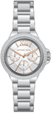 Michael Kors Camille Chronograph White Dial Silver Steel Strap Watch For Women - MK7198 Buy Now By Michael Kors