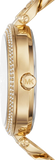 Michael Kors Catelyn Crystals Gold Dial Gold Steel Strap Watch For Women - MK4674 Buy Now By Michael Kors