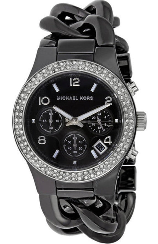 Michael Kors Ceramic Black Dial Black Steel Strap Watch for Women - MK5388 Buy Now By Michael Kors