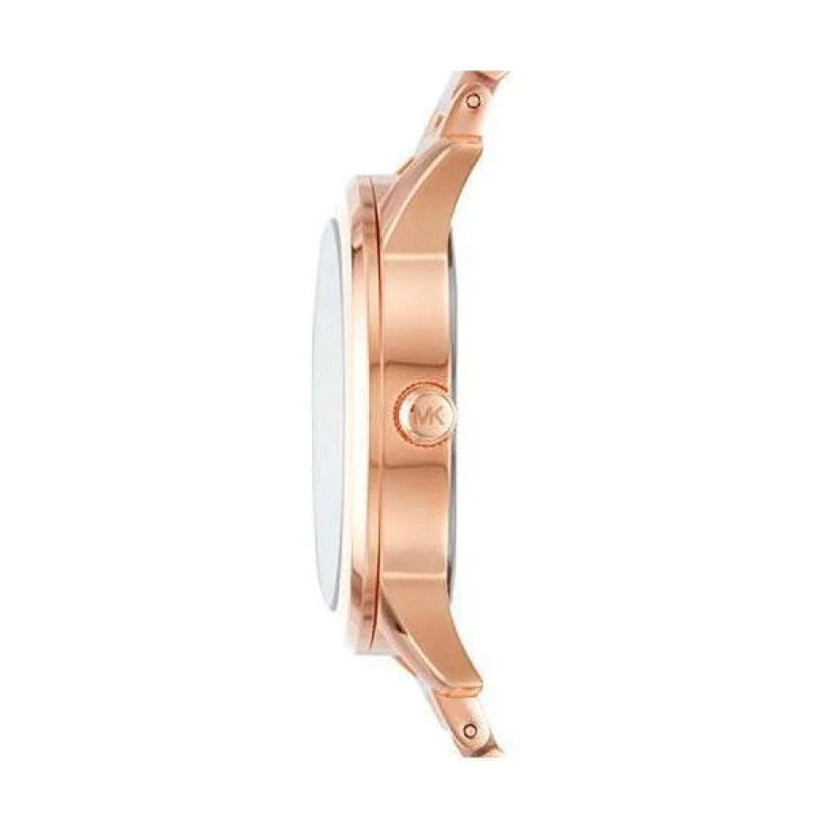 Michael Kors Hartman Analog White Dial Rose Gold Steel Strap Watch For Women - MK3673 Buy Now By Michael Kors