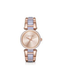 Michael Kors Delray Rose Gold Dial Two Tone Steel Strap Watch for Women - MK4319 Buy Now By Michael Kors