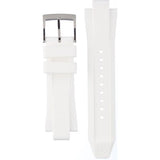 Michael Kors Sidney Multifunction Black Dial White Silicone Strap Watch For Women - MK6947 Buy Now By Michael Kors