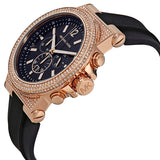 Michael Kors Dylan Chronograph Black Dial Black Rubber Strap Watch For Women - MK8557 Buy Now By Michael Kors