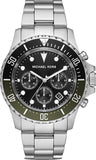 Michael Kors Everest Chronograph Black Dial Silver Steel Strap Watch For Men - MK8976 Buy Now By Michael Kors