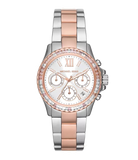 Michael Kors Everest Chronograph White Dial Two Tone Steel Strap Watch For Women - MK7214 Buy Now By Michael Kors