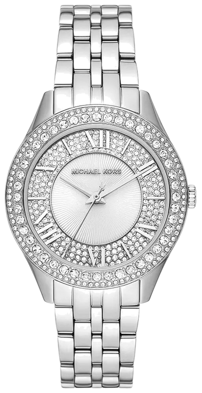 Michael Kors Harlowe Three-Hand Quartz Silver Dial Silver Steel Strap Watch For Women - MK4708 Buy Now By Michael Kors