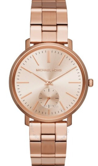 Michael Kors Jaryn Quartz Rose Gold Dial Rose Gold Steel Strap Watch For Women - MK3501 Buy Now By Michael Kors