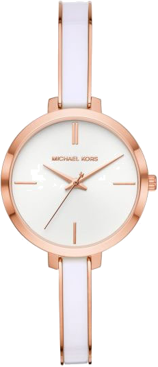 Michael Kors Jaryn Analog White Dial Two Tone Steel Strap Watch For Women - MK4342 Buy Now By Michael Kors