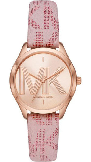 Michael Kors Jaycie Quartz Rose Gold Dial Pink Leather Strap Watch for Women - MK2879 Buy Now By Michael Kors
