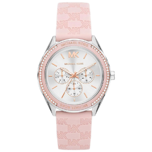 Michael Kors Jessa Quartz Silver Dial Pink Silicone Strap Watch For Women - MK7268 Buy Now By Michael Kors