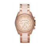 Michael Kors Blair Chronograph Rose Gold Dial Two Tone Steel Strap Watch for Women - MK5943 Buy Now By Michael Kors