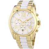 Michael Kors Bradshaw Chronograph White Dial Two Tone Steel Strap Watch For Women - MK5743 Buy Now By Michael Kors