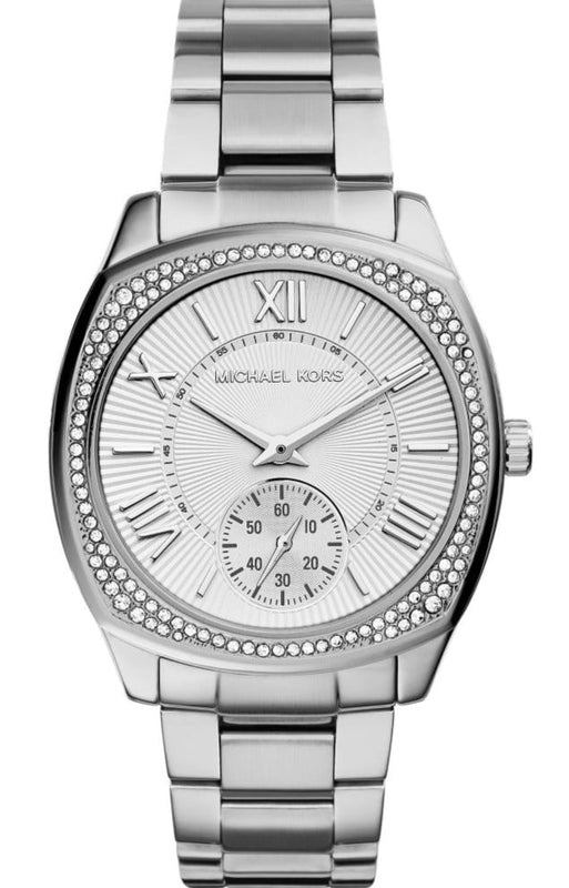 Michael Kors Bryn Quartz Silver Dial Silver Steel Strap Watch For Women - MK6133 Buy Now By Michael Kors