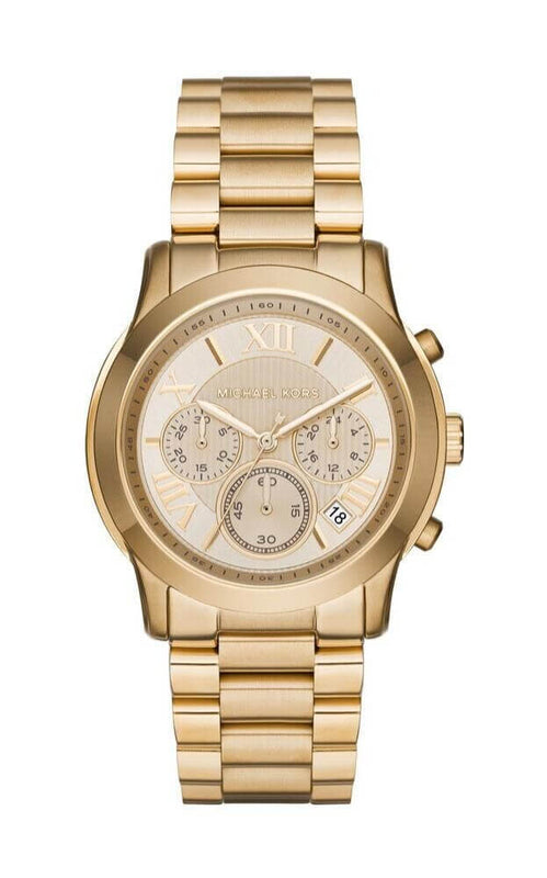 Michael Kors Cooper Gold Dial Gold Steel Strap Watch for Women - MK6274 Buy Now By Michael Kors