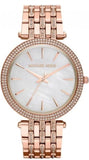 Michael Kors Darci Mother of Pearl Dial Rose Gold Steel Strap Watch for Women - MK3220 Buy Now By Michael Kors
