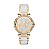 Michael Kors Parker White Dial Two Tone Steel Strap Watch for Women - MK6313 Buy Now By Michael Kors