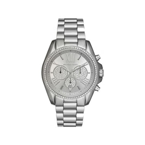 Michael Kors Bradshaw Chronograph Silver Dial Silver Steel Strap Watch For Women - MK6537 Buy Now By Michael Kors