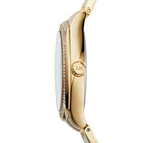 Michael Kors Byrn Quartz Gold Dial Gold Steel Strap Watch For Women - MK6134 Buy Now By Michael Kors
