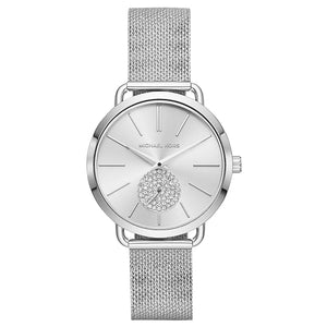 Michael Kors Portia Silver Dial Silver Mesh Bracelet Watch for Women - MK3843 Buy Now By Michael Kors