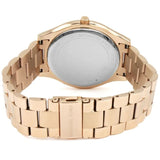 Michael Kors Slim Runway Quartz Blue Dial Rose Gold Steel Strap Watch For Women - MK3494 Buy Now By Michael Kors