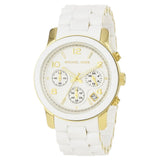 Michael Kors Runway White Dial White Steel Strap Watch for Women - MK5145 Buy Now By Michael Kors