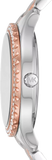 Michael Kors Layton Three Hand Pink Dial Two Tone Steel Strap Watch For Women - MK6894 Buy Now By Michael Kors