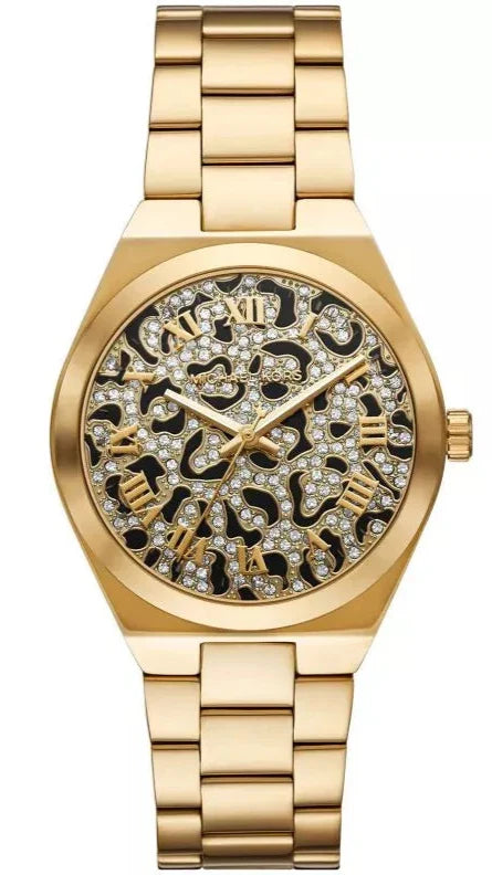 Michael Kors Lennox Three-Hand Gold Dial Gold Steel Strap Watch for Women - MK7500 Buy Now By Michael Kors