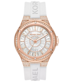 Michael Kors Lennox Three-Hand Crystals Dial White Silicone Strap Watch For Women - MK7248 Buy Now By Michael Kors