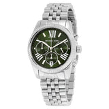 Michael Kors Lexington Quartz Green Dial Silver Steel Strap Watch For Women - MK6222 Buy Now By Michael Kors