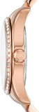 Michael Kors Lexington White Dial Rose Gold Steel Strap Watch for Women - MK1088 Buy Now By Michael Kors