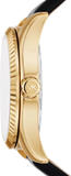 Michael Kors Lexington Black Dial Black Leather Strap Watch For Women - MK4748 Buy Now By Michael Kors