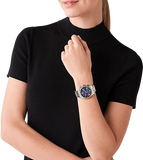 Michael Kors Lexington Chronograph Blue Dial Two Tone Steel Strap Watch For Women - MK7218 Buy Now By Michael Kors