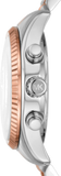 Michael Kors Lexington Chronograph Rose Gold Dial Two Tone Steel Strap Watch For Women - MK7219 Buy Now By Michael Kors