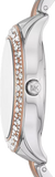 Michael Kors Liliane Quartz Mother of Pearl White Dial Two Tone Steel Strap Watch For Women - MK1048 Buy Now By Michael Kors