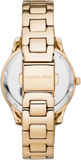 Michael Kors Liliane Mother of Pearl White Dial Gold Steel Strap Watch For Women - MK4555 Buy Now By Michael Kors