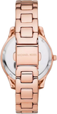 Michael Kors Liliane Three Hand Rose Gold Dial Rose Gold Steel Strap Watch For Women - MK4651 Buy Now By Michael Kors