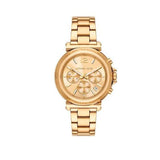 Michael Kors Maren Chronograph Gold Dial Gold Steel Strap Watch for Women - MK7493 Buy Now By Michael Kors