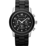 Michael Kors Runway Black Dial Black Rubber Strap Watch for Men - MK8107 Buy Now By Michael Kors