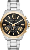 Michael Kors Wren Chronograph Black Dial Silver Steel Strap Watch For Men - MK8880 Buy Now By Michael Kors