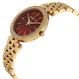 Michael Kors Darci Amber Dial Gold Steel Strap Watch for Women - MK3408 Buy Now By Michael Kors