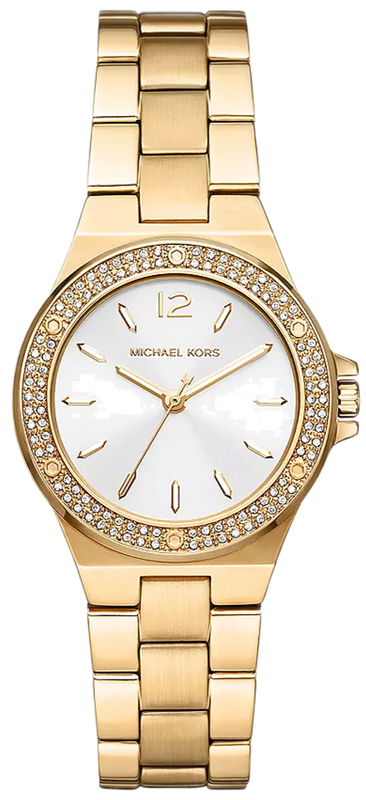 Michael Kors Lennox Three-Hand Silver Dial Gold Steel Strap Watch For Women - MK7278 Buy Now By Michael Kors