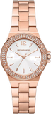 Michael Kors Lennox Three Hand Silver Dial Rose Gold Steel Strap Watch For Women - MK7279 Buy Now By Michael Kors