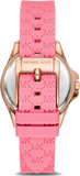 Michael Kors Mini Pilot Quartz Rose Gold Dial Pink Silicone Strap Watch For Women - MK7375 Buy Now By Michael Kors
